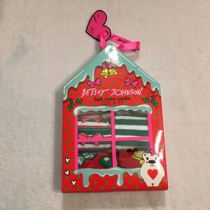 New Betsy Johnson socks 9-13